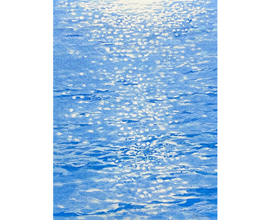 sunlight　H190mm×W140mm　/ アクリル絵具