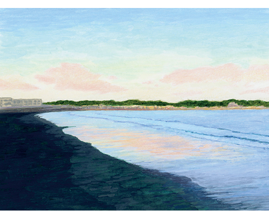 静かな時　H150mm×W190mm / アクリル絵具