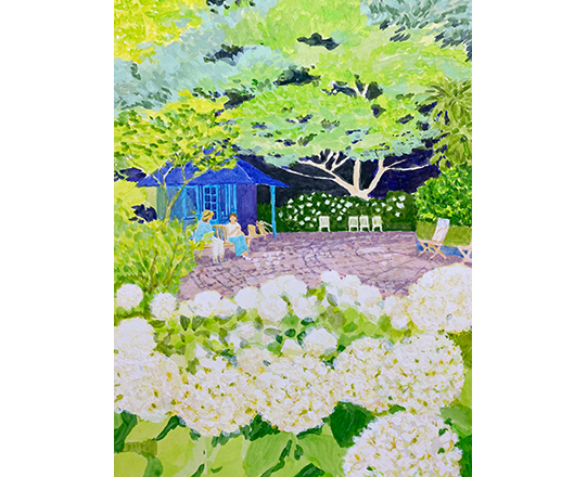 初夏　H280mm×W190mm  / アクリル絵具